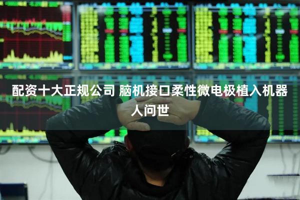 配资十大正规公司 脑机接口柔性微电极植入机器人问世